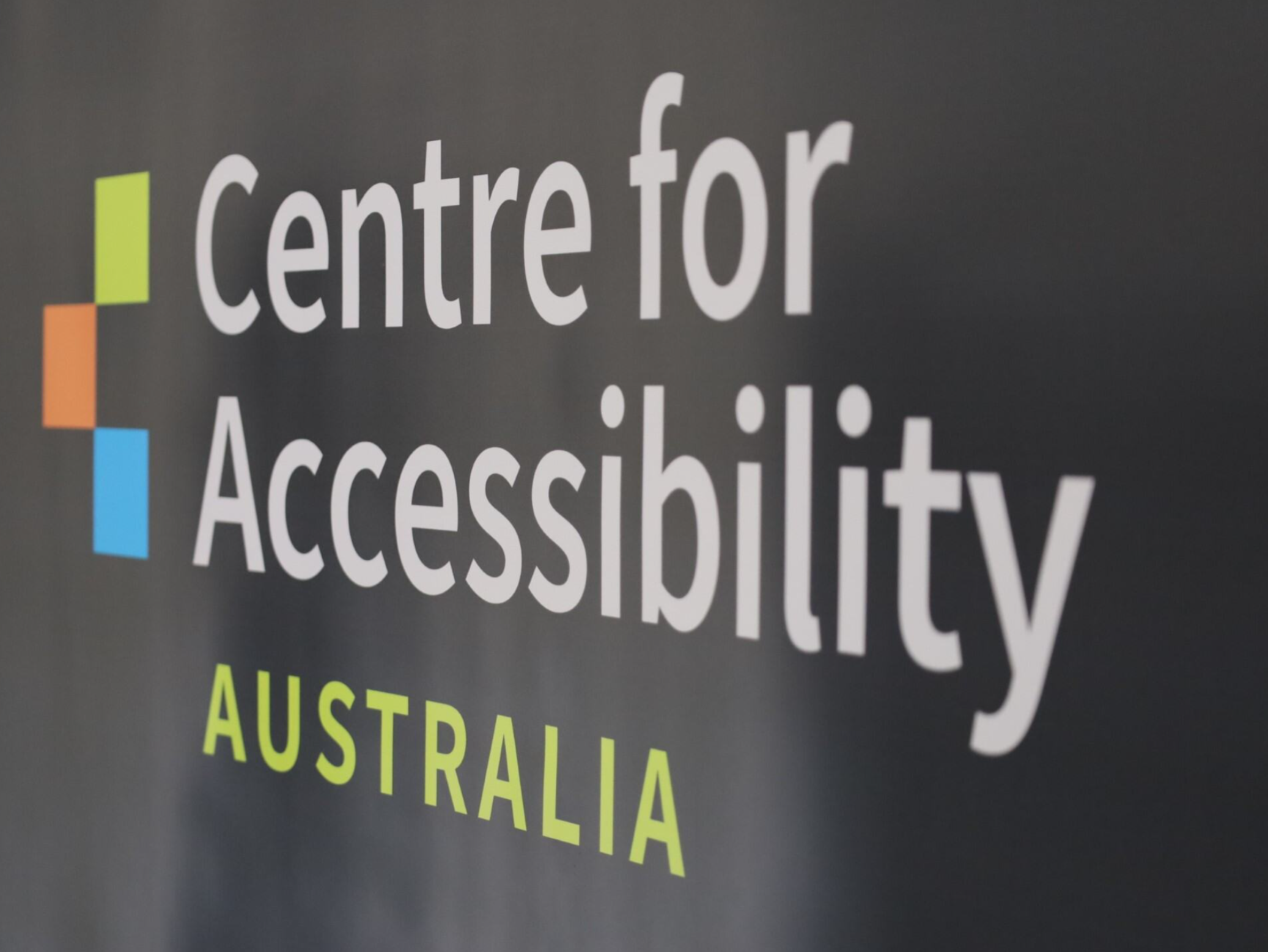 Image is of the logo of Centre for Accessibility Australia.