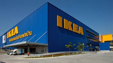 Ikea building.